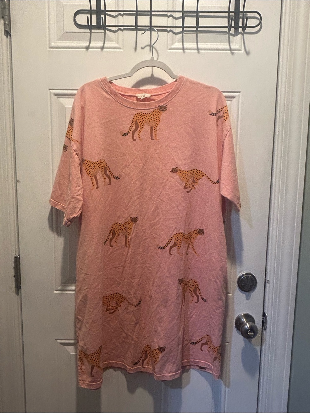 Easel Cheetah Print Pajama Nightshirt